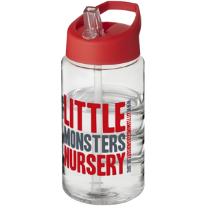 H2O Active® Bop 500 ml Sportflasche mit Ausgussdeckel - transparent - Logo 1
