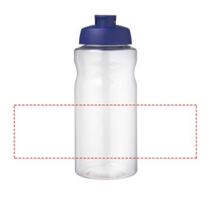 H2O Active® Big Base 1L Sportflasche mit Klappdeckel - blau – Bild 5