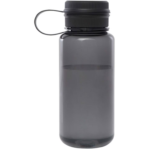 Ryder 900 ml RCS-zertifizierte RPET-Sportflasche mit Multifunktionsdeckel - schwarz - Rückseite