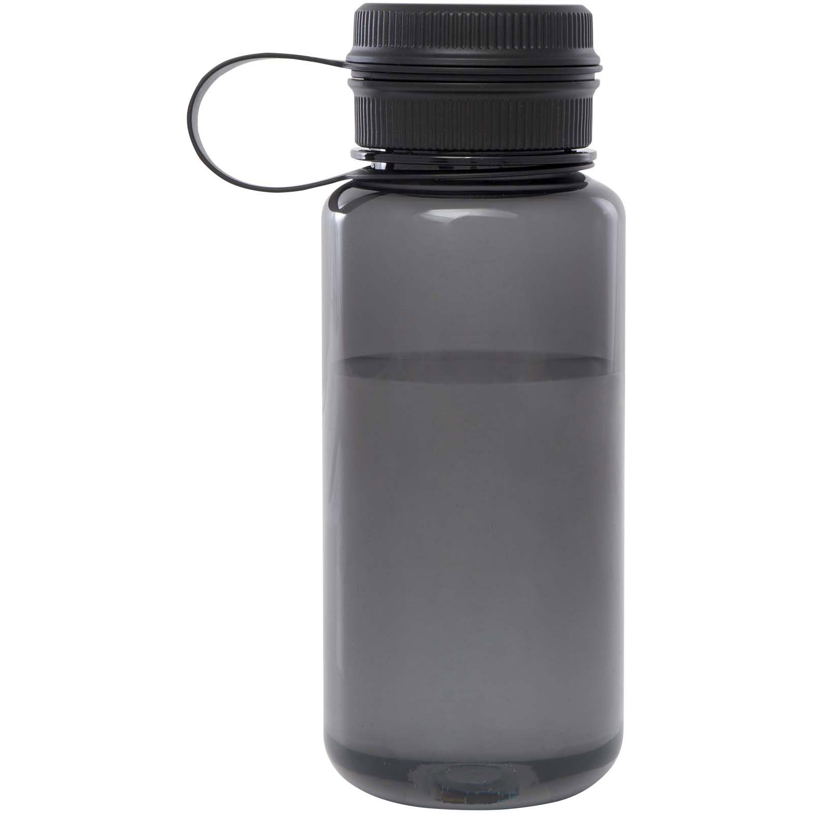 Ryder 900 ml RCS-zertifizierte RPET-Sportflasche mit Multifunktionsdeckel - schwarz - Rückseite