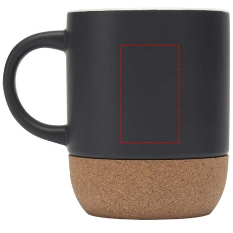 Billie 300 ml Keramiktasse mit Korkdetails - schwarz – Bild 10