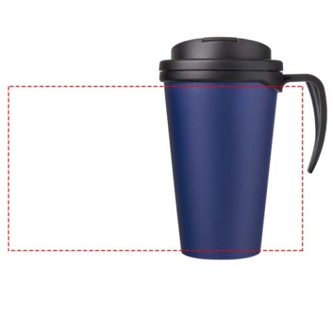 Americano® Grande 350 ml Isolierbecher mit auslaufsicherem Schraubverschluss - blau / schwarz – Bild 10