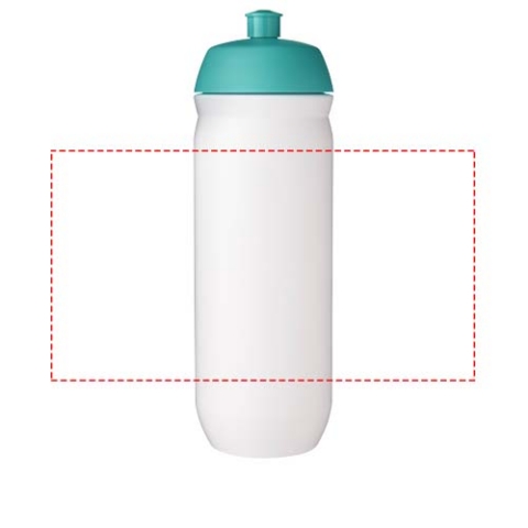 HydroFlex™ 750 ml Squeezy Sportflasche - aquablau / weiss – Bild 7