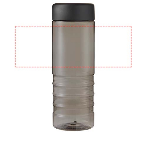 H2O Active® Eco Treble 750 ml Sportflasche mit Drehdeckel - kohle / schwarz – Bild 8