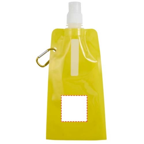 Sipzy 480 ml faltbare Wasserflasche - gelb – Bild 7