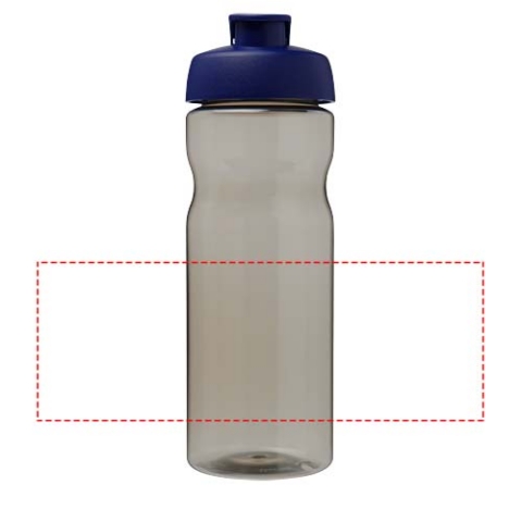 H2O Active® Eco POP Base 650 ml Sportflasche mit Klappdeckel - kohle / blau – Bild 8