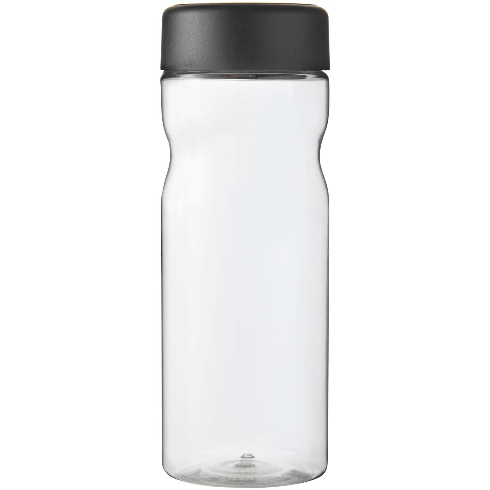 H2O Active® Eco Base 650 ml Sportflasche mit Drehdeckel - transparent - Vorderseite