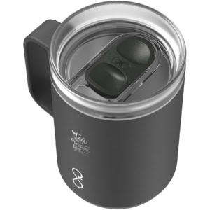 Ocean Bottle 350 ml vakuumisolierter Reisebecher - obsidian-schwarz - Logo 1