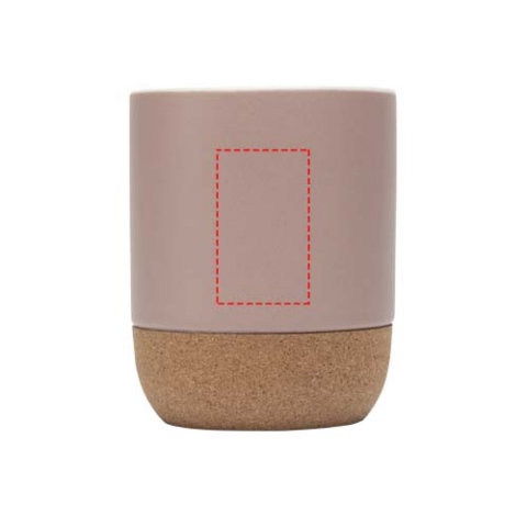 Billie 300 ml Keramiktasse mit Korkdetails - altrosa – Bild 12
