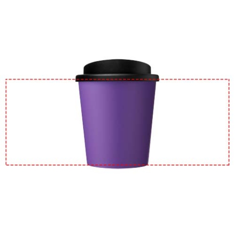 Americano® Espresso 250 ml recycelter Isolierbecher - lila / schwarz – Bild 7