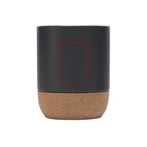 Billie 300 ml Keramiktasse mit Korkdetails - schwarz – Bild 12