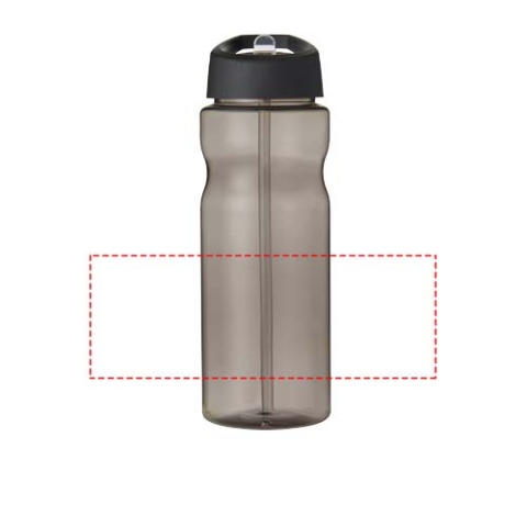 H2O Active® Base 650 ml Sportflasche mit Ausgussdeckel - charcoal / schwarz – Bild 7