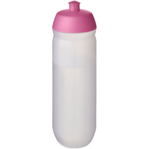 HydroFlex™ Clear 750 ml Squeezy Sportflasche – rosa / klar mattiert