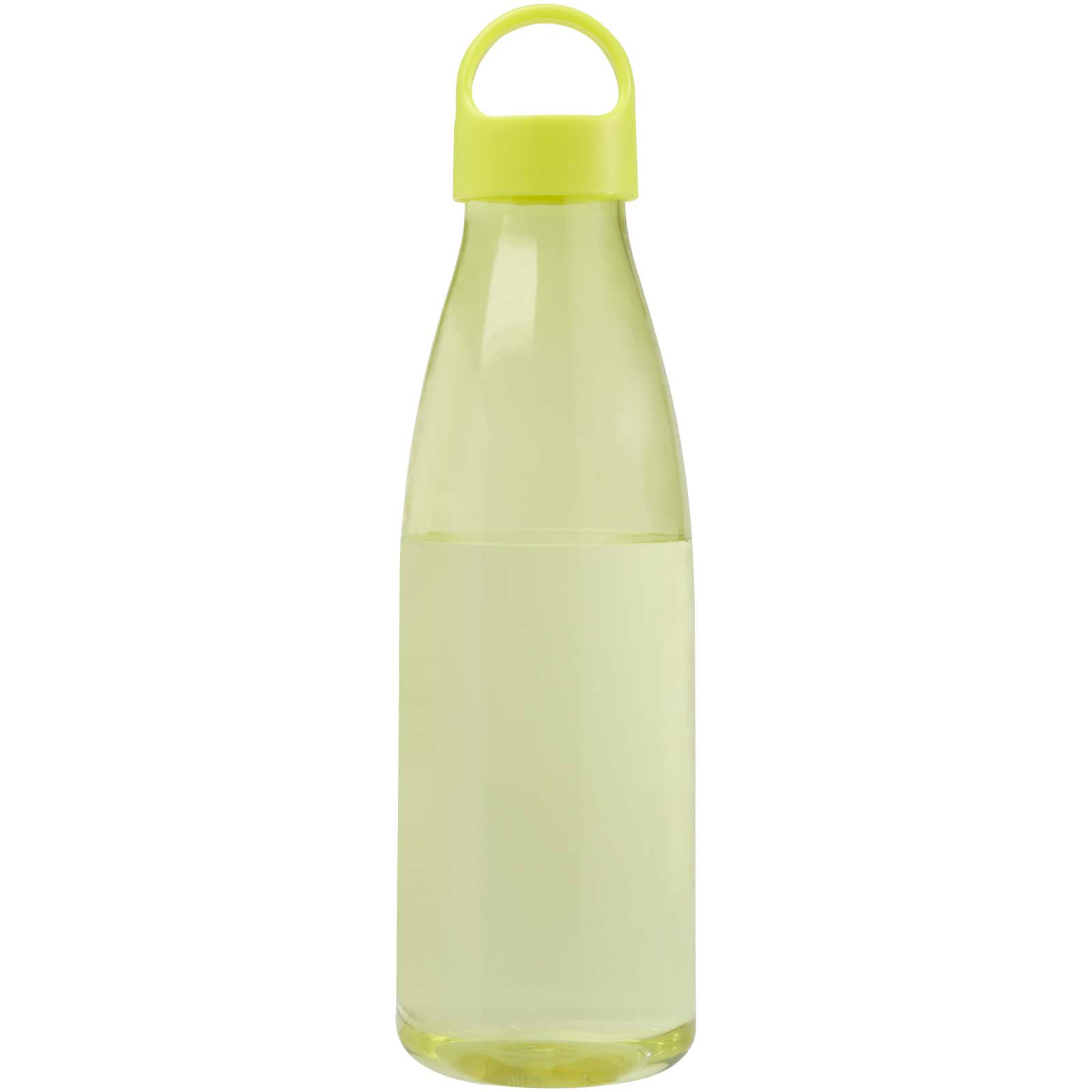 Bergen Trinkflasche aus recyceltem Kunststoff 800 ml - limone - Vorderseite