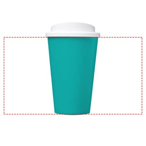 Americano® 350 ml Isolierbecher - aquablau / weiss – Bild 8