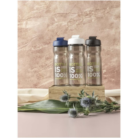H2O Active® Eco POP Base 650 ml Sportflasche mit Klappdeckel - blau - Stimmung 1