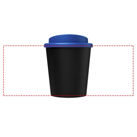 Americano® Espresso Eco 250 ml recycelter Isolierbecher - schwarz / mittelblau – Bild 7