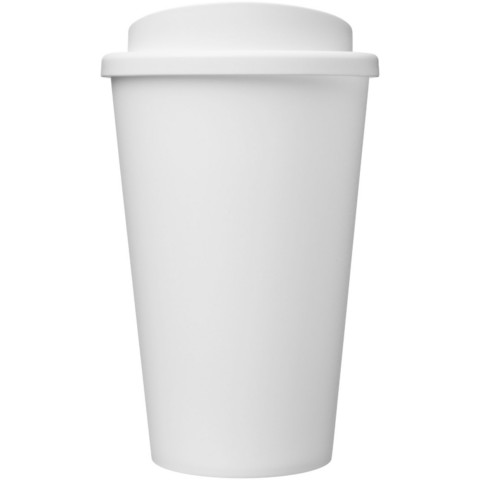 Americano® Eco 350 ml recycelter Becher - weiss - Vorderseite