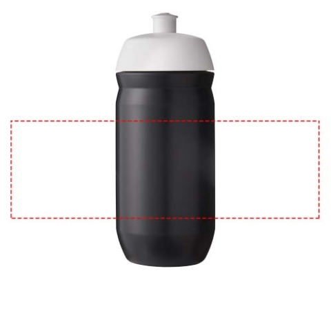 HydroFlex™ 500 ml Squeezy Sportflasche - weiss / schwarz – Bild 7