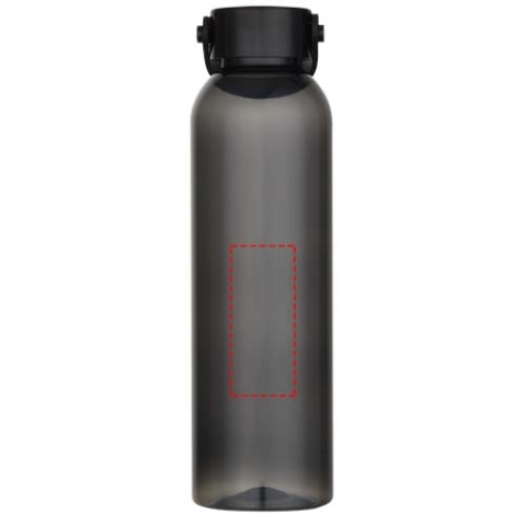 Alti 630 ml RCS-zertifizierte Trinkflasche aus recyceltem Kunststoff - schwarz – Bild 8