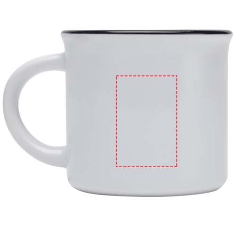 Bari Keramiktasse 240 ml mit glänzender Oberfläche - weiss – Bild 8