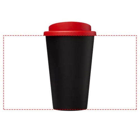 Americano® 350 ml Isolierbecher - schwarz / rot – Bild 8