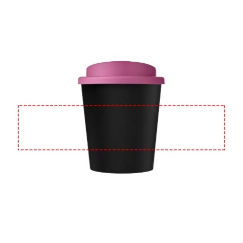 Americano® Espresso Eco 250 ml recycelter Isolierbecher - schwarz / magenta – Bild 5