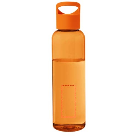 Sky 650 ml Sportflasche aus recyceltem Kunststoff - orange – Bild 8
