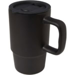 Carter 450 ml Keramiktasse mit Kunststoffdeckel - schwarz - Hauptfoto