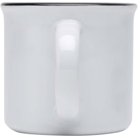Bari Keramiktasse 240 ml mit glänzender Oberfläche - weiss - Rückseite