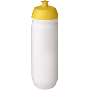 HydroFlex™ 750 ml Squeezy Sportflasche – gelb / weiss