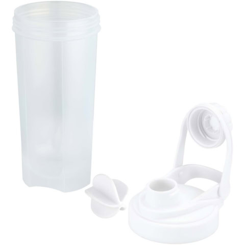Forza 700 ml Sportflasche mit Shakerball - weiss - Extra 1