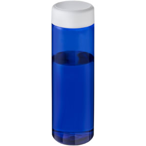 H2O Active® Eco Vibe 850 ml Wasserflasche mit Drehdeckel – blau / weiss