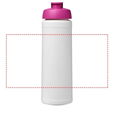 Baseline® Plus 750 ml Flasche mit Klappdeckel - weiss / rosa – Bild 5