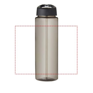 H2O Active® Vibe 850 ml Sportflasche mit Ausgussdeckel - charcoal / schwarz – Bild 6