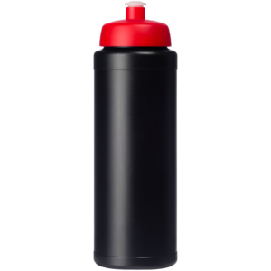 Baseline® Plus 750 ml Flasche mit Sportdeckel – schwarz / rot