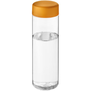 H2O Active® Vibe 850 ml Sportflasche mit Drehdeckel – transparent / orange