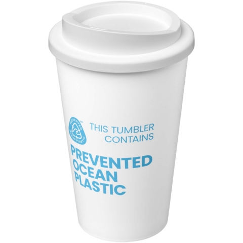 Americano® POP 350 ml Isolierbecher - weiss - Logo 1