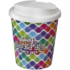 Brite-Americano® Espresso 250 ml Isolierbecher mit auslaufsicherem Schraubverschluss – weiss