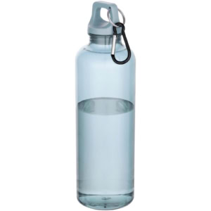 Oregon 750 ml RCS-zertifizierte Trinkflasche aus recyceltem Kunststoff mit Karabinerhaken – türkis