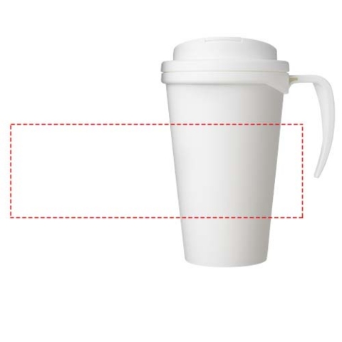 Americano® Grande 350 ml Isolierbecher mit auslaufsicherem Schraubverschluss - weiss – Bild 8