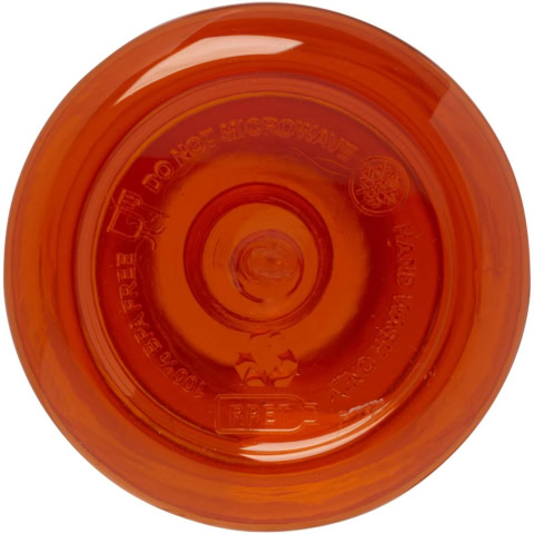 Illuminate 600 ml RPET-Wasserflasche - orange - Extra 2