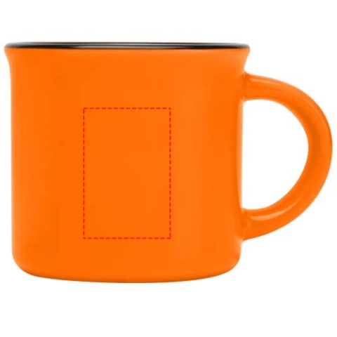 Bari Keramiktasse 240 ml mit glänzender Oberfläche - orange – Bild 6
