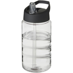 H2O Active® Bop 500 ml Sportflasche mit Ausgussdeckel – transparent / schwarz