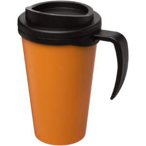 Americano® Grande 350 ml Isolierbecher – orange / schwarz