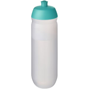 HydroFlex™ Clear 750 ml Squeezy Sportflasche – aquablau / klar mattiert