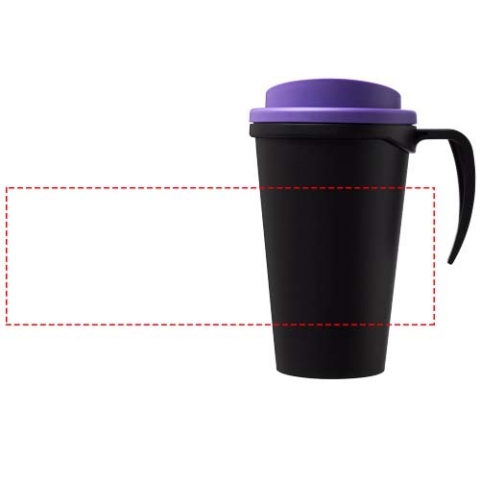 Americano® Grande 350 ml Isolierbecher - schwarz / lila – Bild 8