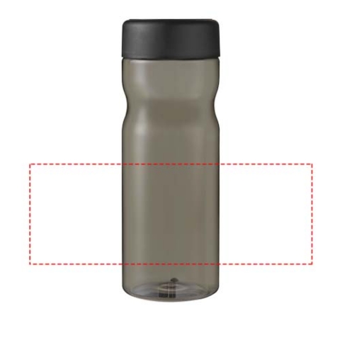 H2O Active® Eco Base 650 ml Sportflasche mit Drehdeckel - kohle / schwarz – Bild 9