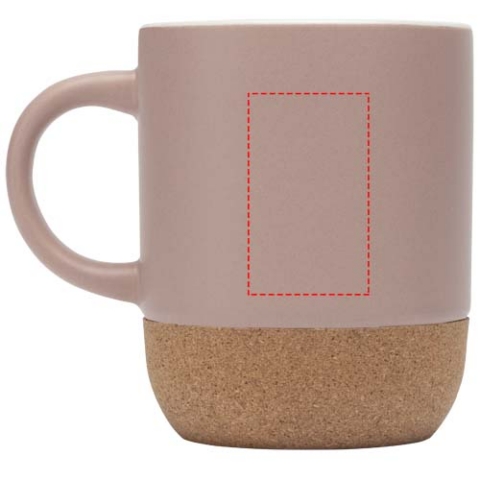Billie 300 ml Keramiktasse mit Korkdetails - altrosa – Bild 10