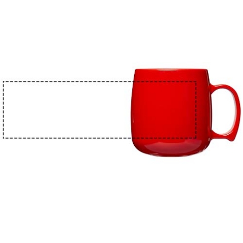 Classic 300 ml Kunststoffbecher - rot – Bild 5